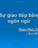 Giao tiếp bằng ngôn ngữ