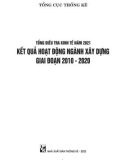 Hoạt động ngành xây dựng giai đoạn 2010-2020 và tổng điều tra kinh tế năm 2021 - Phần 1