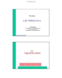 Bài giảng lập trình java - Bài 9