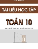 Ôn tập kiến thức môn Toán lớp 10: Phần 1 - Lê Quang Xe