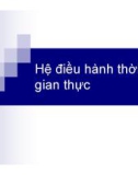 Hệ điều hành thời gian thực - Vũ Quang Dũng