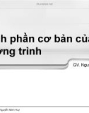 Thành phần cơ bản của chương trình