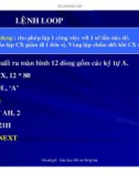 Cấu trúc máy tính và lập trình Assembly : Cấu trúc điều khiển và Vòng lặp part 2