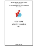 Giáo trình Kế toán tài chính (Tập 1): Phần 1