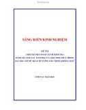 Sáng kiến kinh nghiệm THPT: Thiết kế một số bài tập để kiểm tra đánh giá năng lực toán học của học sinh lớp 11 trong dạy học chủ đề Quan hệ vuông góc trong không gian