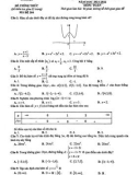 Đề kiểm tra đánh giá môn Toán lớp 12 năm 2021-2022 - Sở GD&ĐT Bắc Kạn (Mã đề 304)