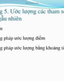 Bài giảng Lý thuyết xác suất và thống kê toán: Chương 5 - Nguyễn Minh Hải