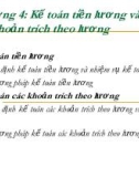 Bài giảng Kế toán tài chính 1 - Chương 4: Kế toán tiền lương và các khoản trích theo lương (Năm 2022)