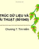 Cấu trúc dữ liệu và giải thuật - chương 7