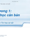 Chương 1 Tin học căn bản - Bài 4