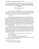 Ứng dụng mô hình thực hành theo dự án trong đào tạo chuyên ngành Công tác xã hội ở trường Đại học Hồng Đức