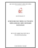 Đề án tốt nghiệp Thạc sĩ Kỹ thuật: Áp dụng học máy trong các ứng dụng thông minh dựa trên chuỗi khối blockchain