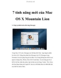 7 tính năng mới của Mac OS X Mountain Lion