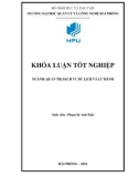 Khóa luận tốt nghiệp: Giải pháp nhằm nâng cao hiệu quả hoạt động marketing tại Nhà hàng lẩu nướng Gogi House Lê Hồng Phong