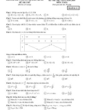 Đề thi thử THPT Quốc gia môn Toán năm 2019 có đáp án - Trường THPT chuyên Quang Trung (Lần 1)