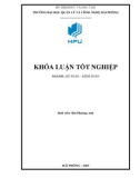 Khóa luận tốt nghiệp: Hoàn thiện công tác kế toán hàng tồn kho của Công ty TNHH Đầu tư Thương mại Dịch vụ Mai Huê