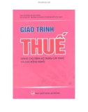 Giáo trình Thuế - ThS. Đồng Thị Vân Hồng