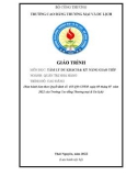 Giáo trình Tâm lý du khách và kỹ năng giao tiếp (Ngành: Quản trị nhà hàng - Cao đẳng) - Trường Cao đẳng Thương mại và Du lịch Thái Nguyên