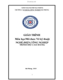 Giáo trình Vẽ kỹ thuật (Ngành: Điện công nghiệp) - CĐ Công nghiệp Hải Phòng