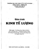 Giáo trình Kinh tế lượng: Phần 1 - NXB Lao động - Xã hội