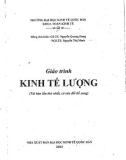 Giáo trình Kinh tế lượng (Tái bản lần thứ nhất, có sửa đổi bổ sung): Phần 1