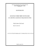 Luận văn Thạc sĩ Quản trị kinh doanh: Xây dựng và phát triển thương hiệu của trường Cao đẳng Sư phạm Trung Ương