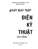 Giải bài tập Điện kỹ thuật ( Cao Đẳng ) part 1