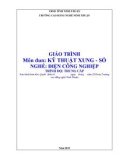 Giáo trình Kỹ thuật xung - số (Ngành: Điện công nghiệp - Trung cấp) - Trường Cao đẳng nghề Ninh Thuận