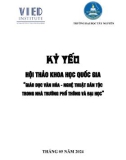 Nghiên cứu về giáo dục văn hóa - nghệ thuật dân tộc trong nhà trường phổ thông và đại học - Kỷ yếu Hội thảo khoa học Quốc gia