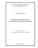 Luận văn Thạc sĩ Luật học: Tình hình tội phạm trên địa bàn quận Phú Nhuận, Thành phố Hồ Chí Minh