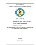 Giáo trình Thực hành nghiệp vụ nhà hàng 1 (Ngành: Kỹ thuật chế biến món ăn - Cao đẳng) - Trường Cao đẳng Thương mại và Du lịch Thái Nguyên