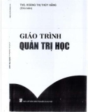 Giáo trình Quản trị học: Phần 1 - ThS. Hoàng Thị Thuý Hằng