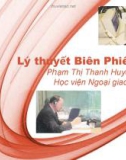 Lý thuyết Biên Phiên dịch