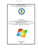 Giáo trình Lập trình Windows (Ngành: Công nghệ thông tin - Trung cấp) - Trường Cao đẳng Thương mại và Du lịch Thái Nguyên