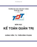 Bài giảng Kế toán quản trị - Trần Đình Phụng