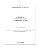 Giáo trình Vẽ điện (Ngành: Điện dân dụng - Trung cấp) - Trường Cao đẳng Xây dựng số 1