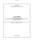 Giáo trình Kinh tế vi mô (Ngành: Quản trị kinh doanh/ Thương mại điện tử - Cao đẳng) - Trường Cao đẳng Xây dựng số 1