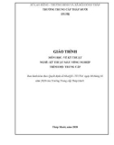 Giáo trình Vẽ kỹ thuật (Nghề: Kỹ thuật máy nông nghiệp - Trung cấp) - Trường Trung cấp Tháp Mười