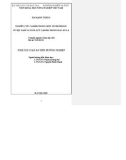 Tóm tắt Luận án tiến sĩ: Nghiên cứu cadimi trong một số nhóm đất ở việt nam và tích luỹ cadimi trong rau ăn lá