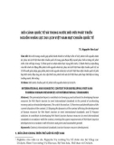 Bối cảnh quốc tế và trong nước đối với phát triển nguồn nhân lực du lịch Việt Nam đạt chuẩn quốc tế