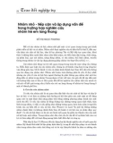 Nhóm nhỏ, một số hướng tiếp cận và áp dụng trong trường hợp nghiên cứu nhóm trẻ em lang thang - Đỗ Thị Ngọc Phương