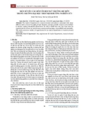 Một số yêu cầu đối với đội ngũ trưởng bộ môn trong trường đại học theo định hướng nghiên cứu