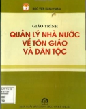 Giáo trình Quản lý nhà nước về tôn giáo và dân tộc: Phần 1 - PGS.TS. Hoàng Văn Chức