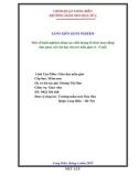 Sáng kiến kinh nghiệm Mầm non: Một số kinh nghiệm nâng cao chất lượng tổ chức hoạt động làm quen với văn học cho trẻ mẫu giáo 4 – 5 tuổi