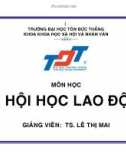 XÃ HỘI HỌC LAO ĐỘNG