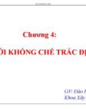 Chương 4: LƯỚI KHỐNG CHẾ TRẮC ĐỊA