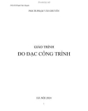 Giáo trình Đo đạc công trình - PGS.TS Phạm Văn Chuyên