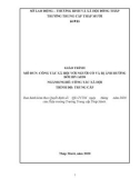 Giáo trình Công tác xã hội với người có và bị ảnh hưởng bởi HIV/AIDS (Nghề: Công tác xã hội - Trung cấp) - Trường Trung cấp Tháp Mười