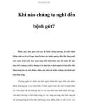 Khi nào chúng ta nghĩ đến bệnh gút?