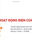 Bài giảng Hoạt động điện của tim - Ths.Bs. Đặng Huỳnh Anh Thư